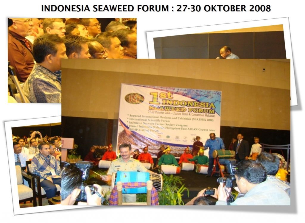 Stage and audience at the first Indonesia Seaweed Forum